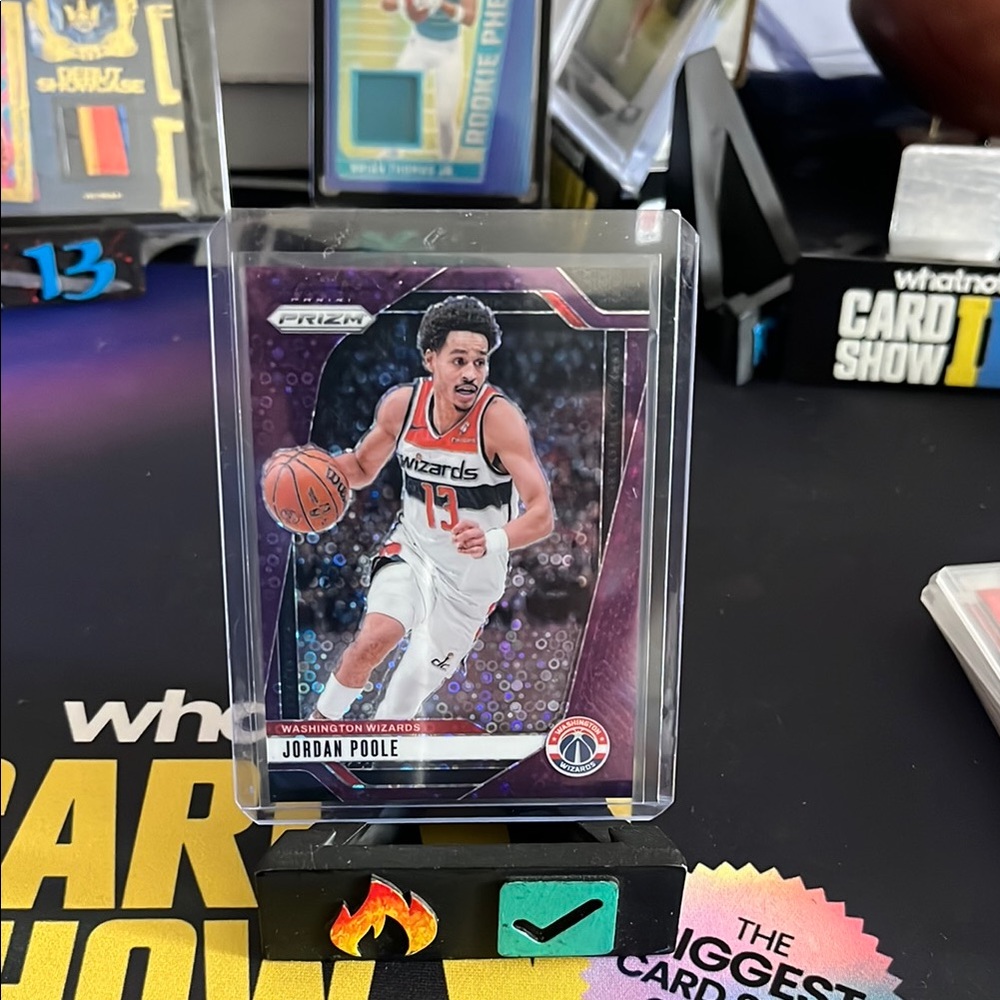 Jordan Poole Wizards Basketball Card